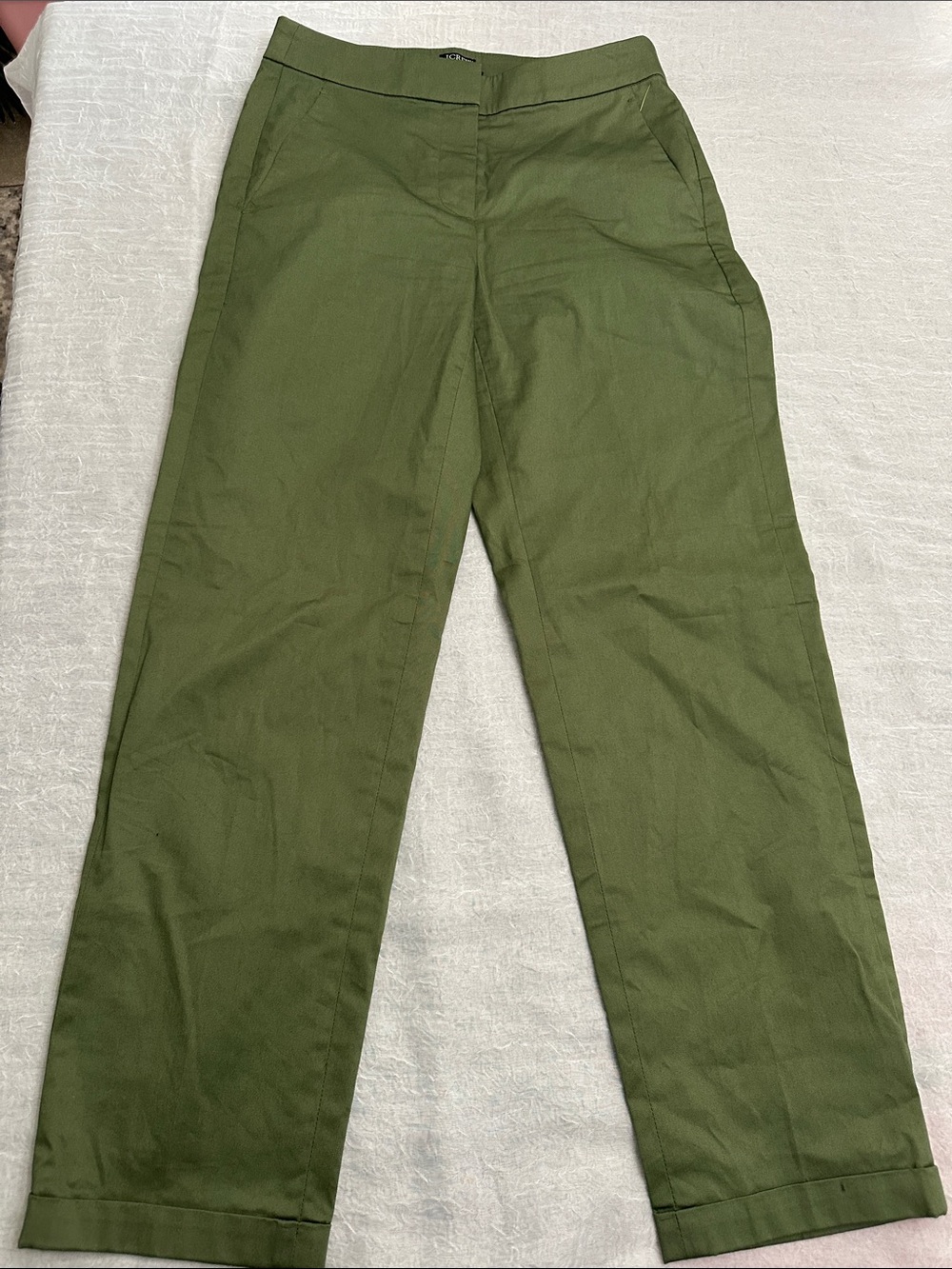 J.Crew Olive Green 'Kate' Pants